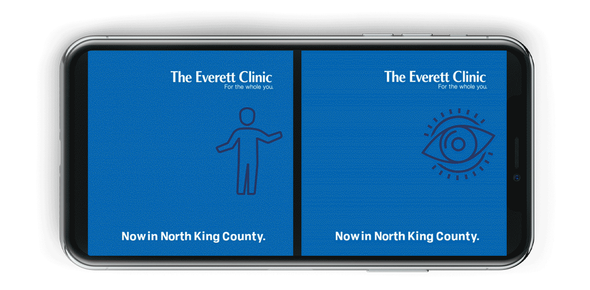 A Mobile Ad Campaign Of The Everett Clinic