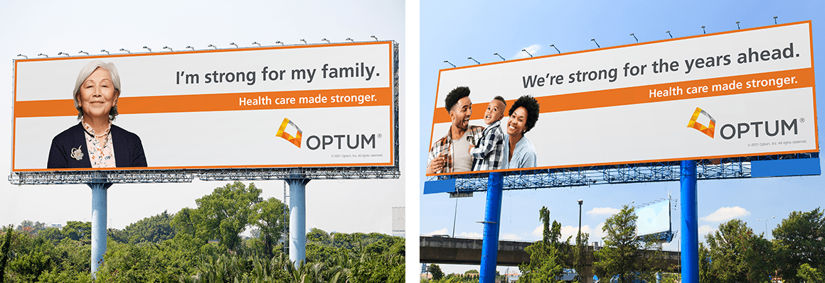 An Optum Billboards Campaign